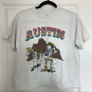 Brandy Melville Aleena Austin skeleton horse top